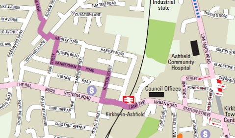 Cycling In Sutton In Ashfield And Kirkby In Ashfield