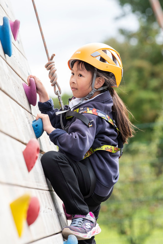 Climbing Girl